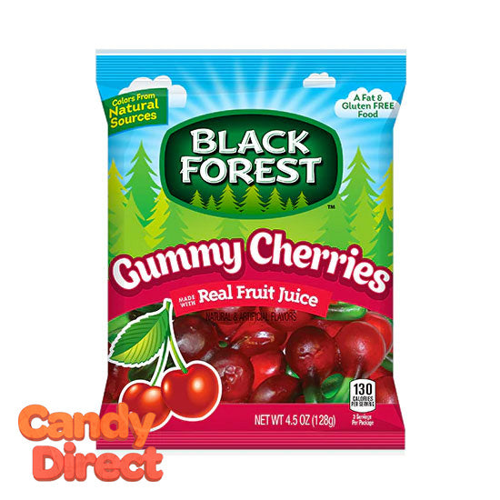 Gummy Cherries Black Forest - 12ct