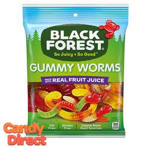Gummy Worms Black Forest - 12ct