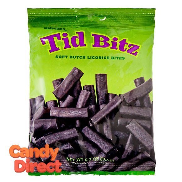 Gustaf's Bites Tid Bitz Soft Licorice 5.2oz Peg Bag - 12ct