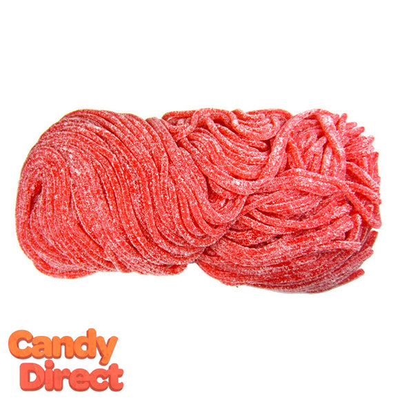 Gustaf's Sour Licorice Laces Strawberry - 2lb