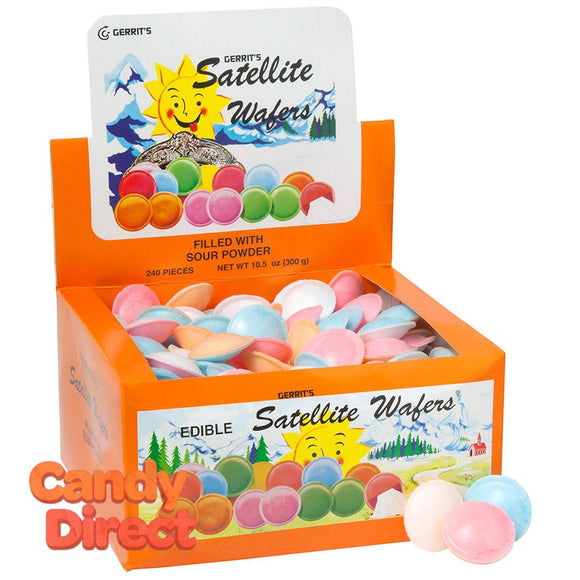 Satellite Wafers Sour Powder - 240ct Display Box