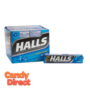 Halls Cough Drops Ice Blue Peppermint - 20ct