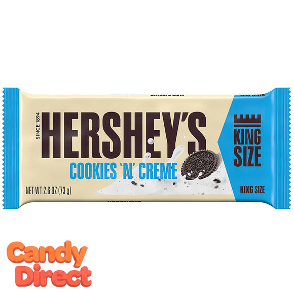 Cookies N Creme Hershey's Bar Kingsize - 18ct