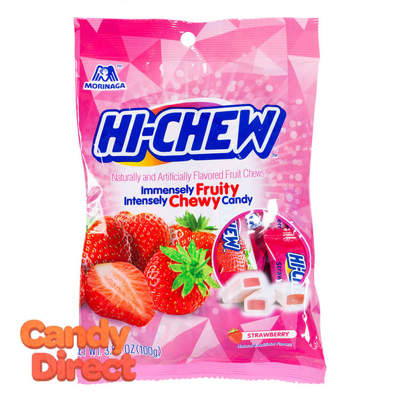 Hi-Chew Peg Bag Strawberry 3.53oz - 6ct