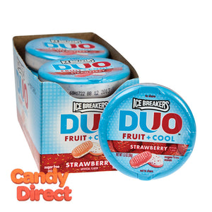 Ice Breakers Mints Strawberry Duo 1.3oz - 8ct