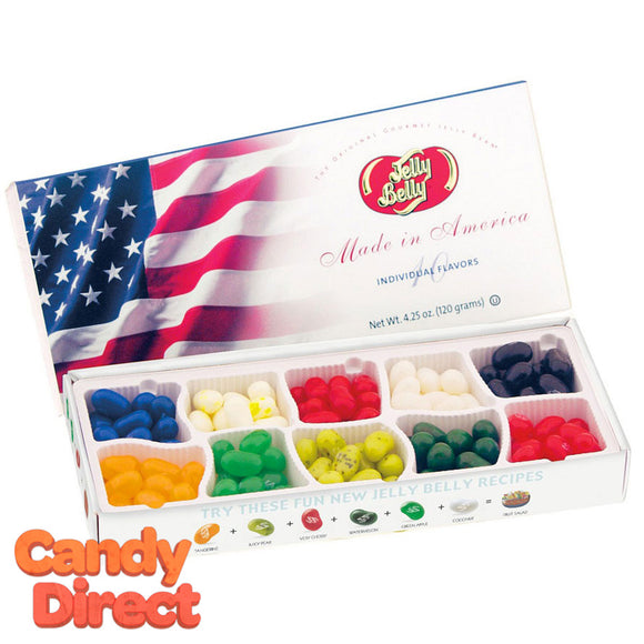 Jelly Belly American Flag Gift Box 10 Flavors - 12ct