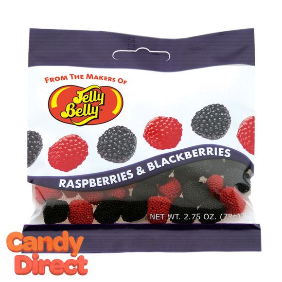Jelly Belly Raspberry and Blackberry Bags - 12ct