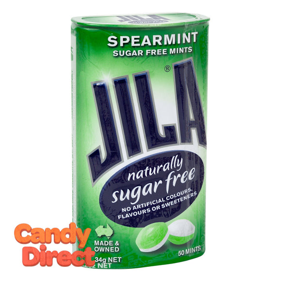 Jila Mints Sugar Free Spearmint Tin 1.2oz - 12ct
