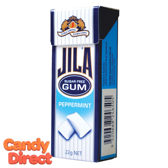 Jila Peppermint Sugar Free Gum - 12ct