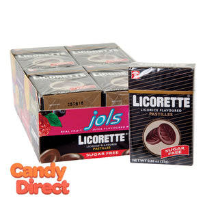 Jols Licorette Pastille Sugar Free 0.88oz Box - 12ct
