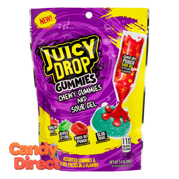Juicy Gummies Pouch Drop 7.4oz - 12ct