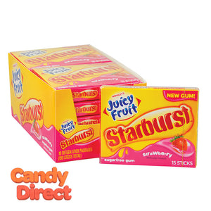 Juicy Strawberry Starburst Gum Fruit - 10ct