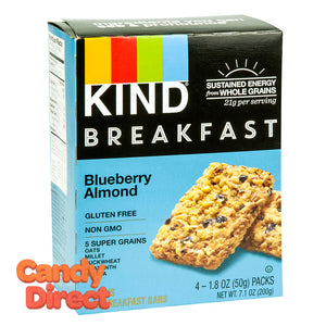 Kind Blueberry Almond Breakfast Bar 4 Pc 7.1oz Box - 8ct