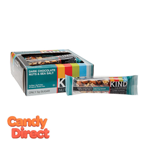 Kind Dark Chocolate Nuts And Sea Salt 1.4oz Bar - 12ct