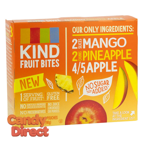 Kind Mango Pineapple Fruit Bites 5-Piece 3oz Box - 8ct