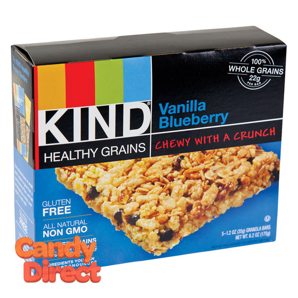 Kind Vanilla Blueberry Granola Bars 5-Piece 6.2oz Box - 8ct