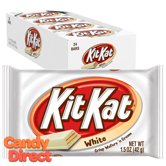 Kit Kat White Chocolate Bars - 24ct