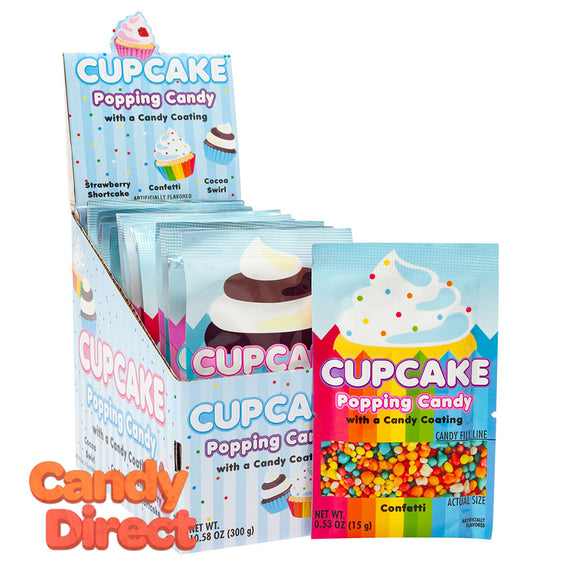 Koko's Cupcake Popping Candy Coating 3 Assorted Flavors 0.53oz - 20ct