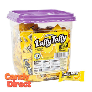 Laffy Mini Banana Tub Taffy - 145ct