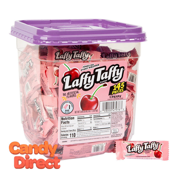 Laffy Mini Cherry Tub Taffy - 145ct