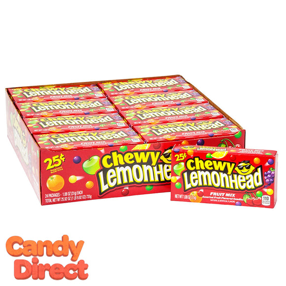 Lemonhead Chewy Fruit Mix - 24ct