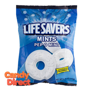 Lifesavers Mints Pep-O-Mint 6.25oz Peg Bag - 12ct