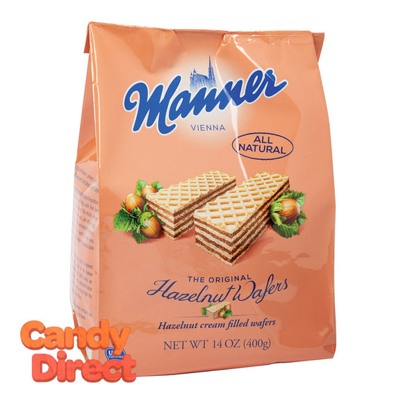 Manner Wafers Milk Hazelnut 14oz Bag - 10ct