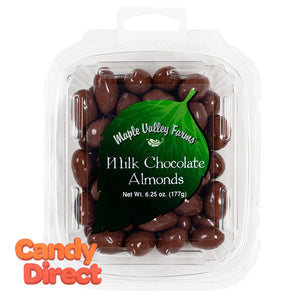 Maple Valley Farms Almonds Milk Chocolate 6.25oz - 6ct