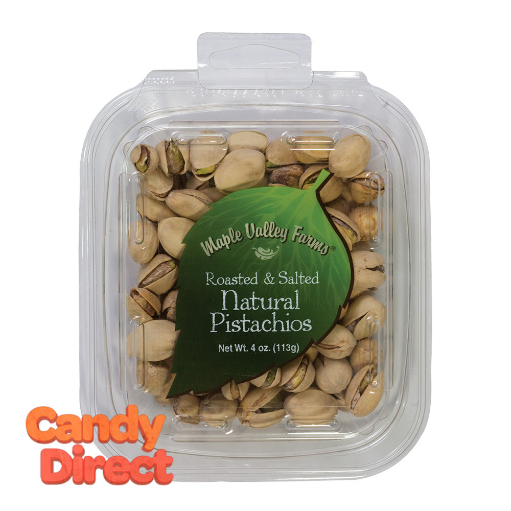 Maple Valley Farms Natural Pistachios Roasted And Salted 4oz Peg Tub - – CandyDi ND-24238