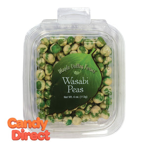 Maple Valley Farms Peas Wasabi 4oz Peg Tub - 6ct