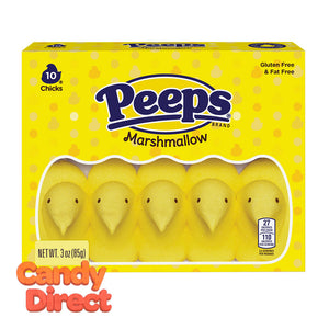 Yellow Peeps Marsmallow Chicks 10-pc - 36ct Boxes