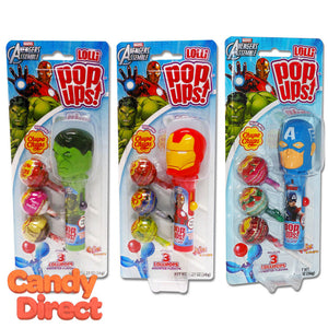 Marvel Avengers Lolli Pop-Ups Toys - 6ct