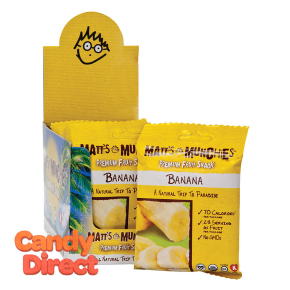 Matt's Banana Munchies 1oz - 12ct