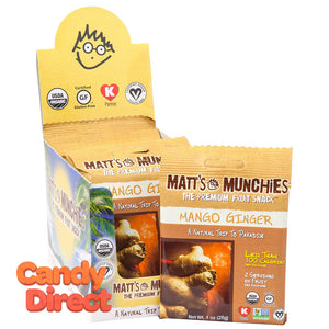 Matt's Mango Ginger Munchies 1oz - 12ct