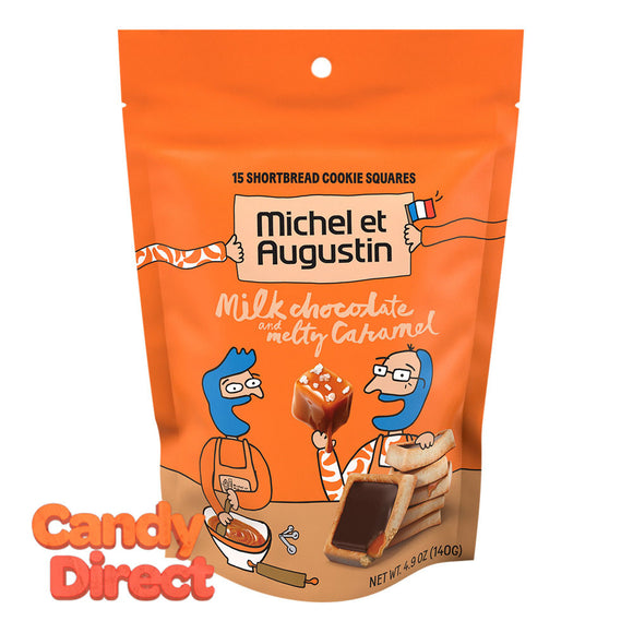 Michel Et Augustin Caramel Milk Chocolate 4.9oz Pouch - 6ct