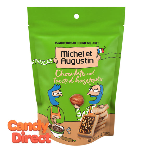 Michel Et Augustin With Hazelnut Milk Chocolate 4.4oz Pouch - 6ct