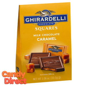 Milk Chocolate and Caramel Ghirardelli Squares - 24ct Small Bags