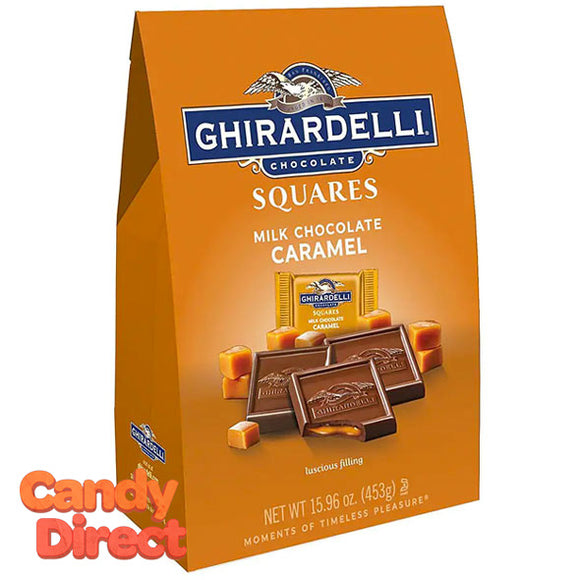 Milk Chocolate & Caramel Ghirardelli Squares - 6ct Large Bags