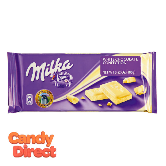 Milka Bars White Chocolate 3.5oz - 22ct