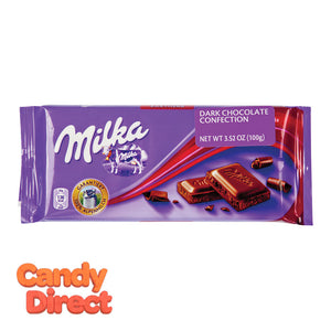 Milka Chocolate Zarthreb Dark Bar 3.5oz - 23ct