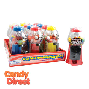 Mini Toy Bank Gumball Machine 1.4oz - 24ct