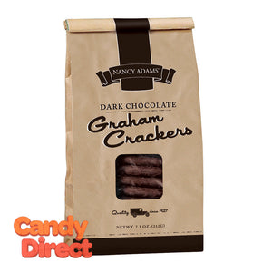 Nancy Adams Dark Chocolate Graham Crackers 7.5oz Bag - 12ct