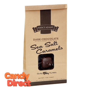 Nancy Adams Dark Chocolate Sea Salt Caramels 7oz Bag - 12ct