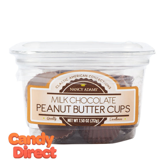 Nancy Adams Milk Chocolate Peanut Butter Cups 7.5oz Tub - 12ct