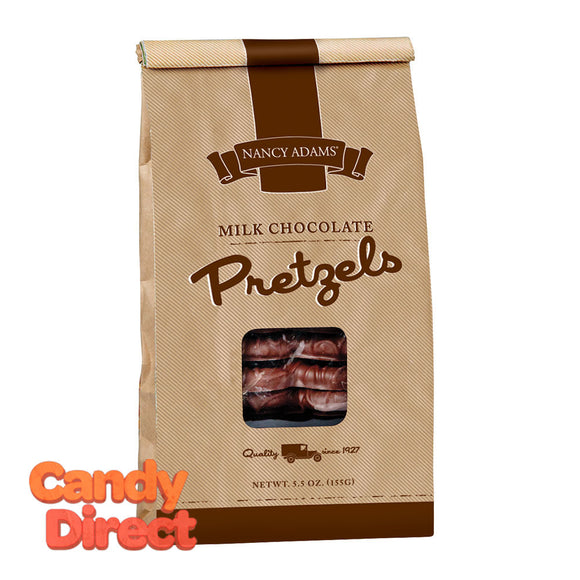 Nancy Adams Milk Chocolate Pretzels 5.5oz Bag - 12ct