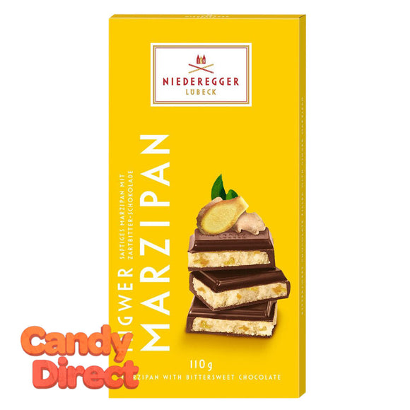 Niederegger Ginger Marzipan Classic 3.88oz Bar - 10ct