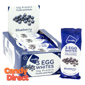 Nugo Blueberry Bar 3 Egg Whites 1.76oz - 12ct