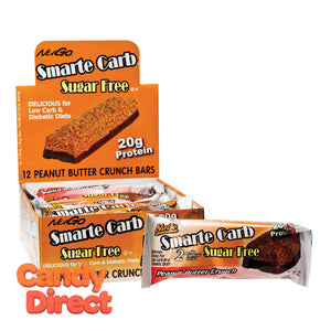 Nugo Crunch Bar Smarte Carb Sugar Free Peanut Butter 1.76oz - 12ct