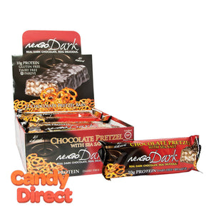 Nugo Pretzel Protein Bar Dark Chocolate 1.76oz - 12ct