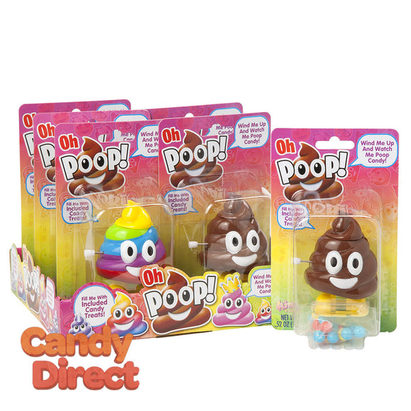 Oh Poop Dispenser Candy 0.52oz - 12ct